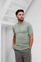 Pure Path Halfzip Polo Heren Lichtgroen - Maat M - Kleur: Lichtgroen | Soccerfanshop