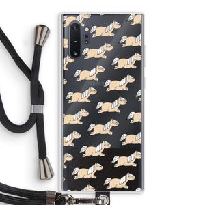 Ponys: Samsung Galaxy Note 10 Plus Transparant Hoesje met koord