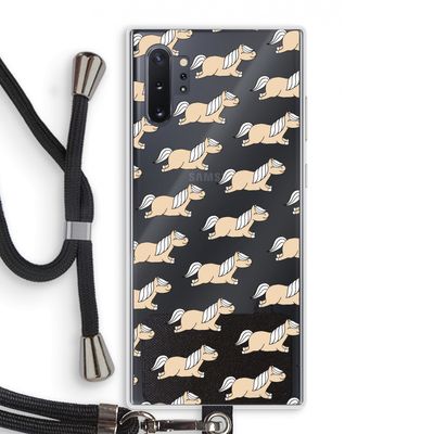 Ponys: Samsung Galaxy Note 10 Plus Transparant Hoesje met koord