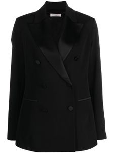 Antonelli blazer croisé à revers crantés - Noir