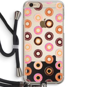 Donuts: iPhone 6 / 6S Transparant Hoesje met koord