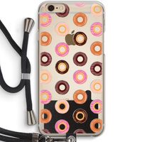 Donuts: iPhone 6 / 6S Transparant Hoesje met koord
