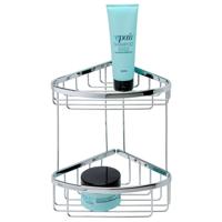 Doucherek Geesa Basket | 27 cm | Hoek dubbel | Chroom