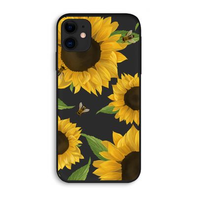 Sunflower and bees: iPhone 11 Biologisch afbreekbaar hoesje