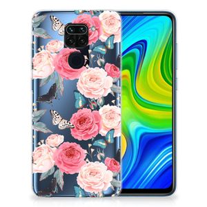 Xiaomi Redmi Note9 TPU Case Butterfly Roses