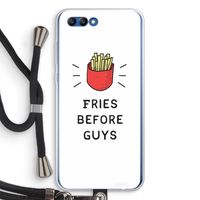 Fries before guys: Honor 10 Transparant Hoesje met koord
