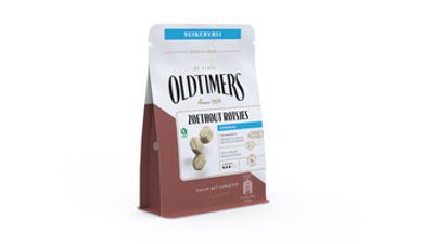 Oldtimers Oldtimers - Zoethout Rotsjes Suikervrij 100 Gram 12 Stuks Oldtimers Oldtimers - Zoethout Rotsjes Suikervrij 100 Gram 12 Stuks