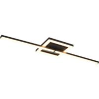 LED Plafondlamp 17W - Draaibaar Warm Wit 3000K - Mat Zwart Metaal