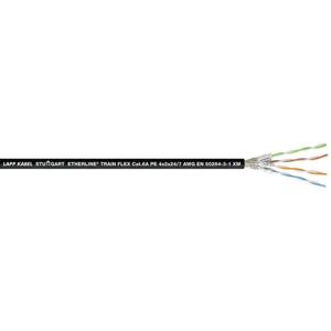 LAPP 2170908/100 Netwerkkabel ETHERLINE® TRAIN FLEX Zwart 100 m