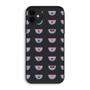 Smiley watermeloenprint: iPhone 11 Biologisch afbreekbaar hoesje