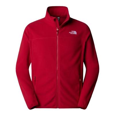 The North Face 100 Glacier Full Zip Fleece Heren Garnet Red M