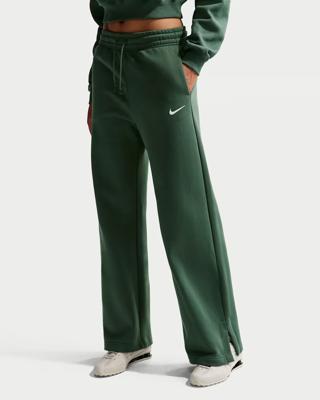 Nike Sportswear Phoenix Fleece Trainingsbroek Dames Donkergroen - Maat M | Soccerfanshop