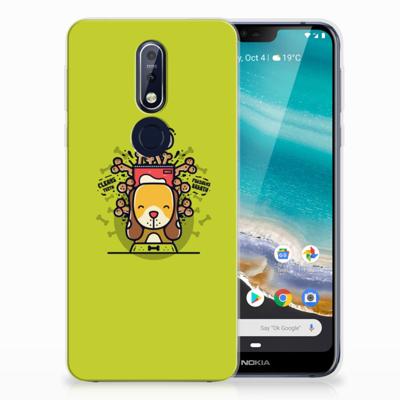 Nokia 7.1 Telefoonhoesje met Naam Doggy Biscuit Nokia 7.1 Telefoonhoesje met Naam Doggy Biscuit