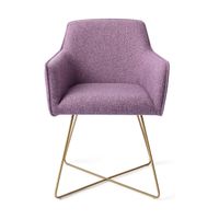 Jesper Home Hofu eetkamerstoel cross gold Violet Daisy