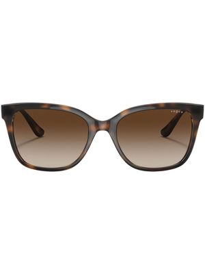 Vogue Eyewear lunettes de soleil à monture papillon - Marron