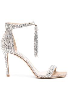 Jimmy Choo sandales Vinca 95 mm à ornements en cristal - Argent