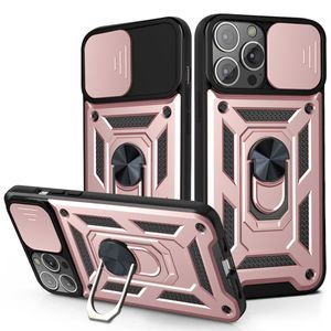 OPPO A54S hoesje - Backcover - Rugged Armor - Camerabescherming - Extra valbescherming - TPU - Rose Goud