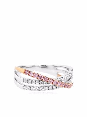 HYT Jewelry bague Argyle Pink en or 18ct sertie de diamants - Argent