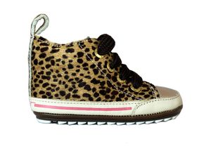 Bruien ShoesMe Veterschoenen Baby Proof Leopard