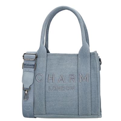 Charm London Handtas/Schoudertas Bond Licht Blauw
