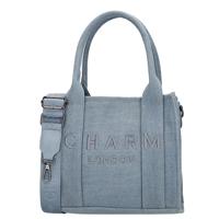 Charm London Handtas/Schoudertas Bond Licht Blauw
