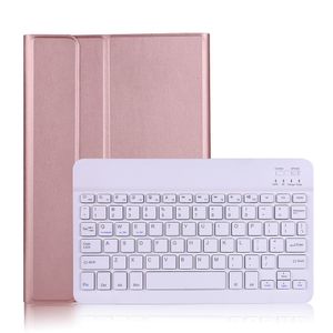 Lunso - Afneembare Keyboard Hoes - Samsung Galaxy Tab A7 (2020) - Rose Goud