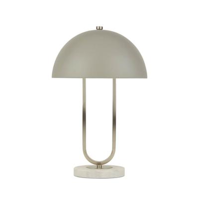 Searchlight TafellampTablu marmer met witte kap - EU60949GY