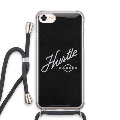 Hustle: iPhone 8 Transparant Hoesje met koord