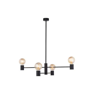 Lyora 4-lichts zwarte hanglampRadius - 7931