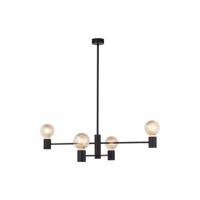 Lyora 4-lichts zwarte hanglampRadius - 7931
