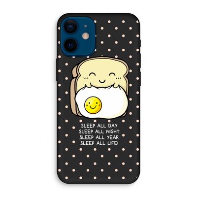 Sleep All Day: iPhone 12 mini Biologisch afbreekbaar hoesje