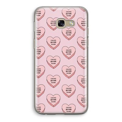 Chicks before dicks: Samsung Galaxy A5 (2017) Transparant Hoesje