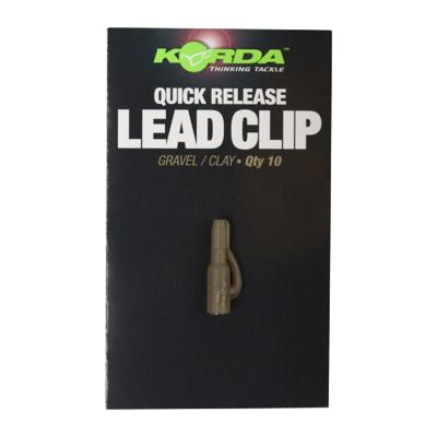 Korda Quick Release Lead Clips Gravel Clay