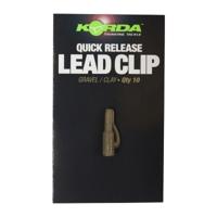 Korda Quick Release Lead Clips Gravel Clay