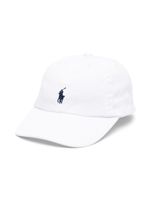 POLO RALPH LAUREN KIDS casquette à logo brodé - Blanc - thumbnail