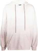 SONGZIO hoodie brodé à effet dégradé - Blanc