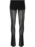 Blumarine pantalon à taille basse - Noir