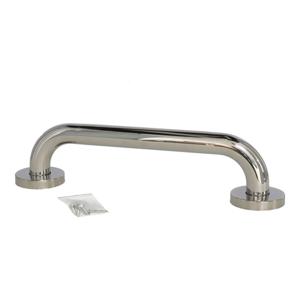 Badkamer/douche wand handgreep rvs metaal zilver 30 cm