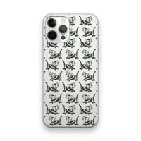 Zwarte poes: iPhone 12 Pro Transparant Hoesje