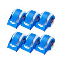 VEVOR Verpakkingstape Set van 6 22,86m Pakkettape Plakband met Dispenser 0,068mm