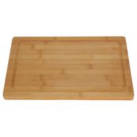 Bamboe houten snijplank 37 x 25 x 2 cm - Snijplanken/serveerplanken/broodplanken van hout