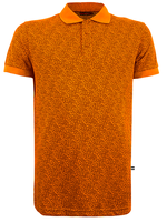 Good Bandits Organic Polo-shirt - Graf - Orange L - thumbnail