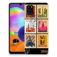 Samsung Galaxy A31 | Silliconen Back Cover | Postzegels