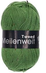 Lana Grossa Meilenweit 100 Tweed 165 Groen