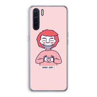 Hartje: Oppo A91 Transparant Hoesje