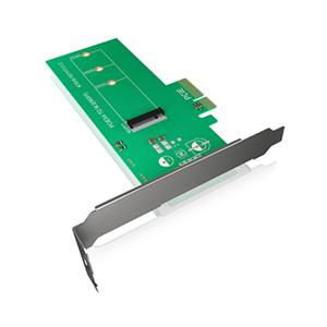 ICY BOX IB-PCI208, PCIe-Karte, M.2 PCIe SSD zu PCIe 3.0 x4 Host 1 poort M.2-controller PCIe x4 Geschikt voor: M.2 PCIe NVMe SSD