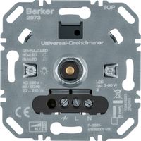 Berker LED dimmer 20-210W 2973 LED lampen draaidimmer bediening op een plaats geen wisselschakeling
