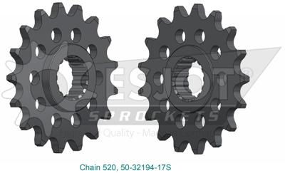 ESJOT Sprocket 520 17z racing
