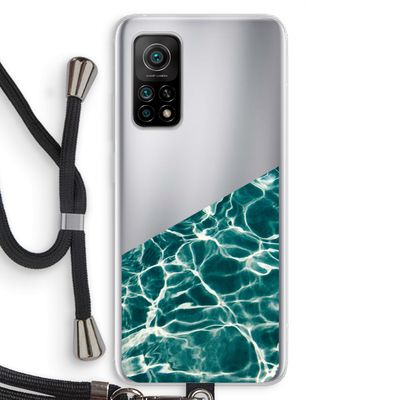 Weerkaatsing water: Xiaomi Mi 10T 5G Transparant Hoesje met koord