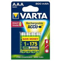 Varta Ready2Use oplaadbare AAA-batterijen - 800mAh